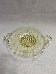 Yellow Glass Plate