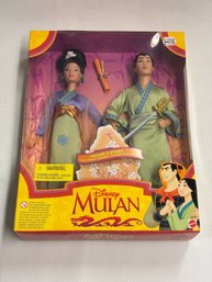 1997 Disney's Mulan & Shang Hearts Of Honor Doll Set (IN BOX)