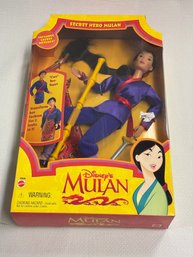 1997 Disney Secret Hero Mulan Doll (IN BOX)