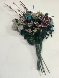 Homemade Beaded Flowers