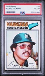 1977 Topps Reggie Jackson Baseball Card (PSA 2)