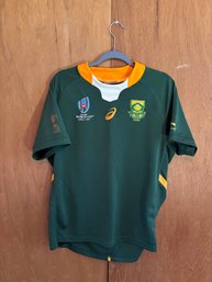 2019 South Africa Rugby Jersey (Size Men's Large)