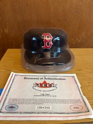 Autographed Luis Tiant Boston Red Sox Cap