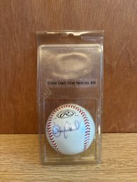 Autographed Elrod Hendricks Baltimore Orioles Baseball