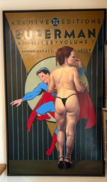 Jeff Dodd - 'Megan W/ Superman' Original Oil On Board, No COA