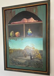 Jeff Dodd - Shadow Window Landscape - Original Oil On Board, No COA