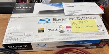Sony DVD Player BDP-BX37.  2010