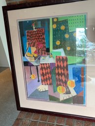 Cubist Painting By Jay Paul Apodaca - Signed