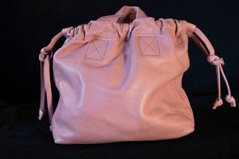 Madewell Boho Crossbody Pink Leather Tote