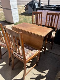 Vintage Dining Table And 4 Chairs