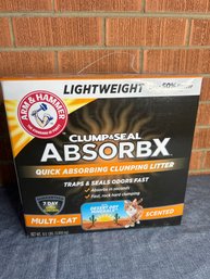 Arm & Hammer Clump And Seal Absorbx Cat Litter- New