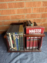 Lazy Susan Organizer With Dvds And Cds