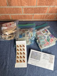 Bundle Of Stamps And Coasters