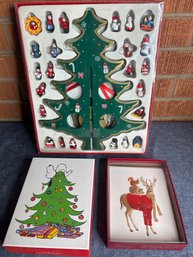 Vintage Christmas Tree And Cards