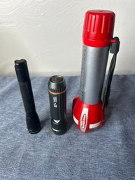 Three Flashlights