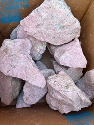 Box Of Pink Rocks