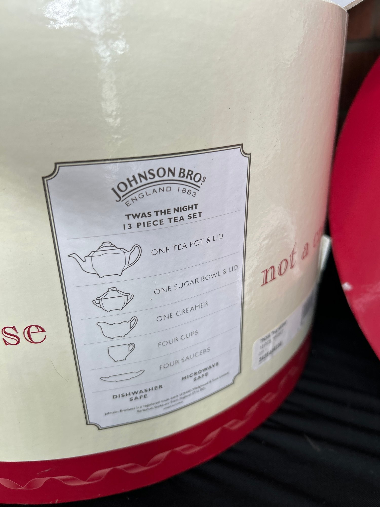 Johnson Bros Twas The Night Tea Set #50794 | Auctionninja.com