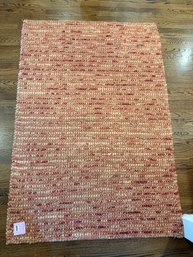 002 - Red Patterned Area Rug