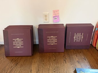 006 - Set Of Franklin Mint Jazz Vinyl Collection With 76 Records In 19 Boxes In Mint Condition