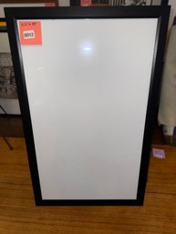 012 - Black Framed White Board