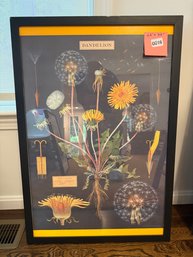 016 - One Framed Floral Art Print