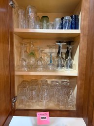 006 - Assorted Drinking Glasses And Stemware