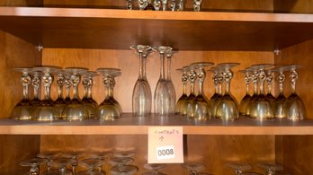 008 - Assorted Stemware And Wine Glasses