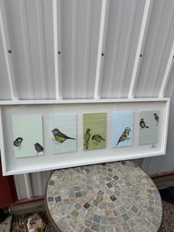 Framed Shadowbox Bird Art