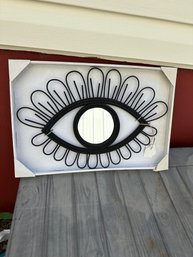 Black Bamboo Eye Mirror