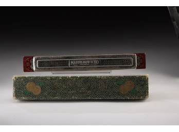 Hohner Marine Band Echo Tremolo Harmonica With Case
