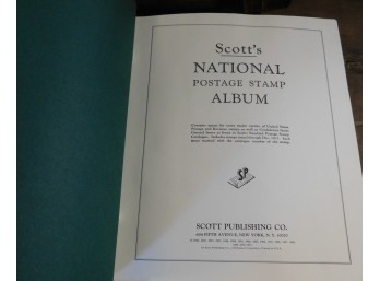 US Postage Stamp Album - Scott's National, Mounted Collection