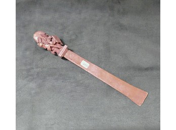 Tumi-Style Figural Letter Opener With Scepter
