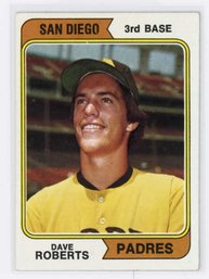 1974 Topsps Dave Roberts : Washington #309a