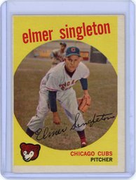 1959 Topps Elmer Singleton High Number #548