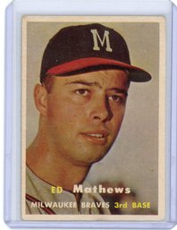 1957 Topps Ed Mathews #250