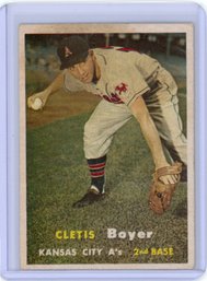 1957 Topps Cletis Boyer RC #121