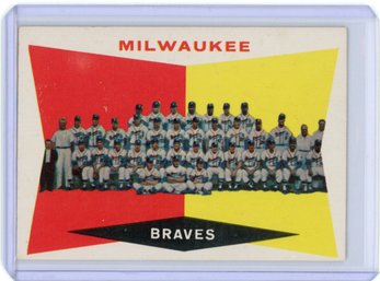 1960 Topps Milwaukee Braves #381