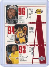 1996-97 Upper Deck Shaquille O'Neal / Eddie Jones / Nick Van Exel / Cedric Ceballos / Kobe Bryant #148