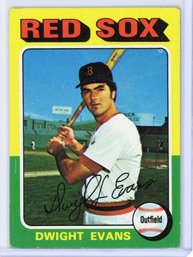 1975 Topps Dwight Evans #255