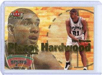 2000-01 Fleer Focus Tim Duncan Planet Hardwood #2 PH