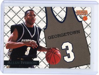 1996 Score Board Rookies Allen Iverson College Jerseys #J1