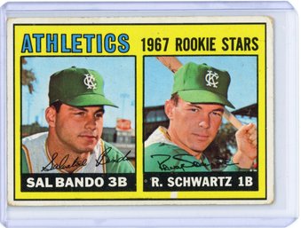 1967 Topps Athletics 1967 Rookie Stars (Sal Bando / Randy Schwartz) RC #33