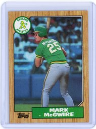 1987 Topps Mark McGwire Rc #366