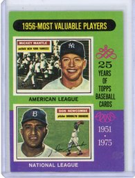 1975 Topps 1956 MVPs (Mickey Mantle / Don Newcombe) #194