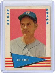 1961 Fleer Baseball Greats (F418-3) Joe Kuhel #119