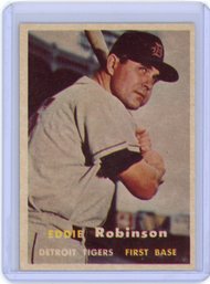 1957 Topps Eddie Robinson #238