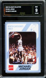 1989 Collegiate Collection Michael Jordan North Carolina - 9 (MINT)