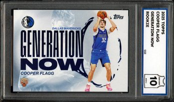 2025 Topps Cooper Flagg Generation Now Rookie  - Graded 10 - Gem Mint