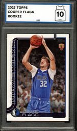 2025 Topps Cooper Flagg- Graded 10 - Gem Mint