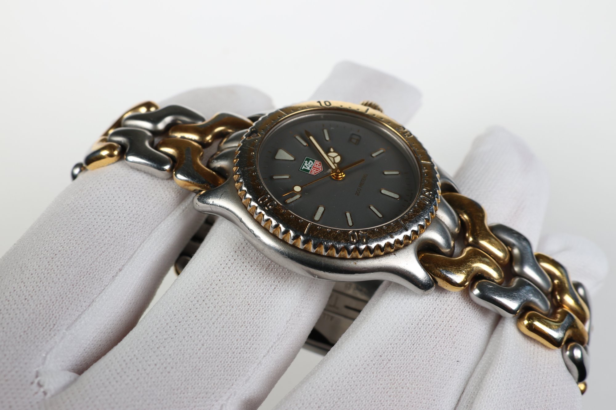 Tag Heuer Professional S95.206 Steel & Gold Quartz Watch - 38mm